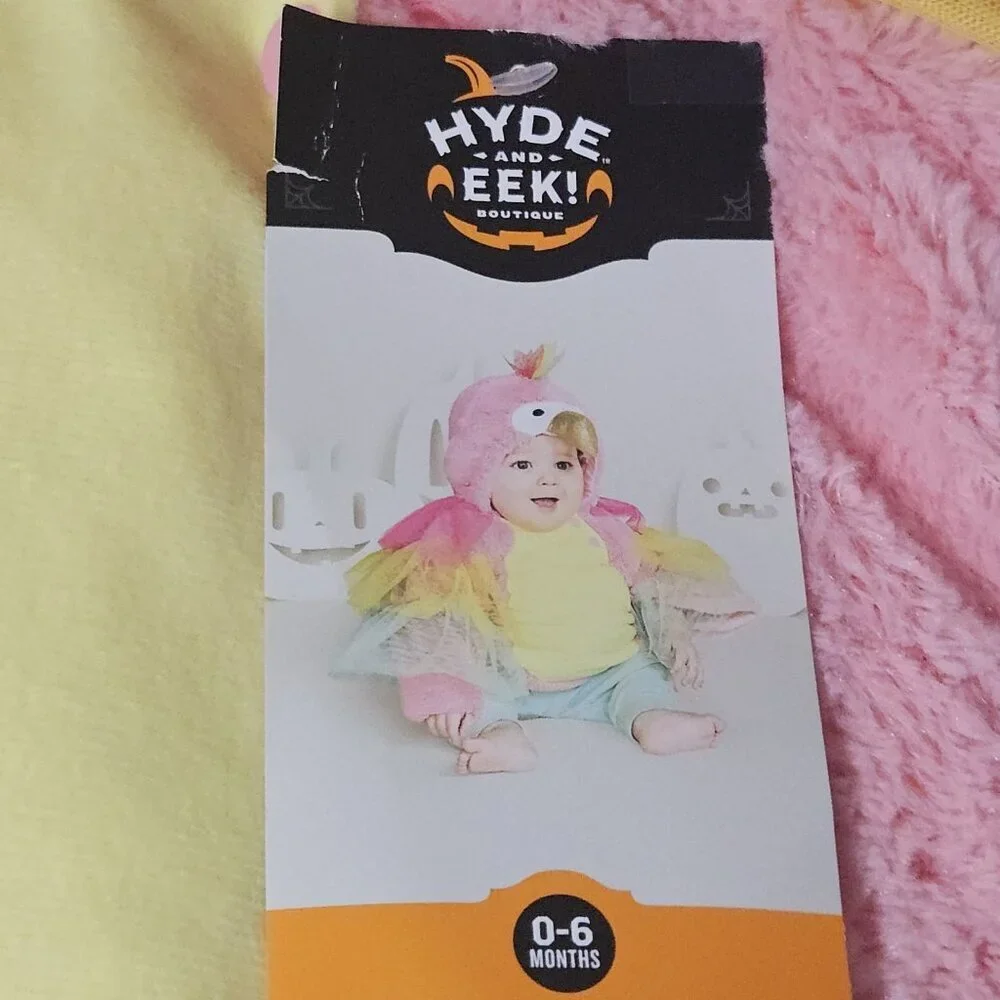 Hyde And Eek Infant Parrot Halloween Costume Size  0-6Months Plush Girls New